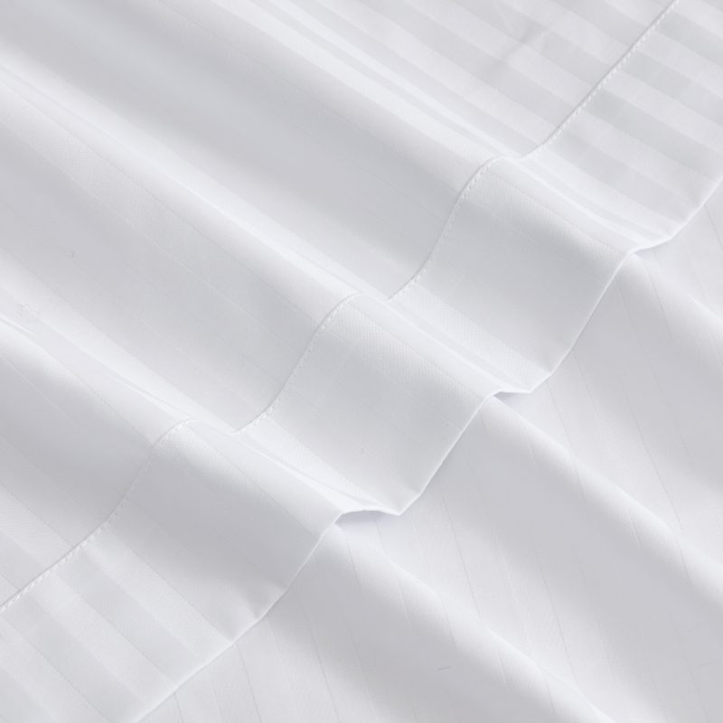 LIFE T-200 Flat Sheet Queen Stripe 1CM 90x115 , Case of 24 - Image 3