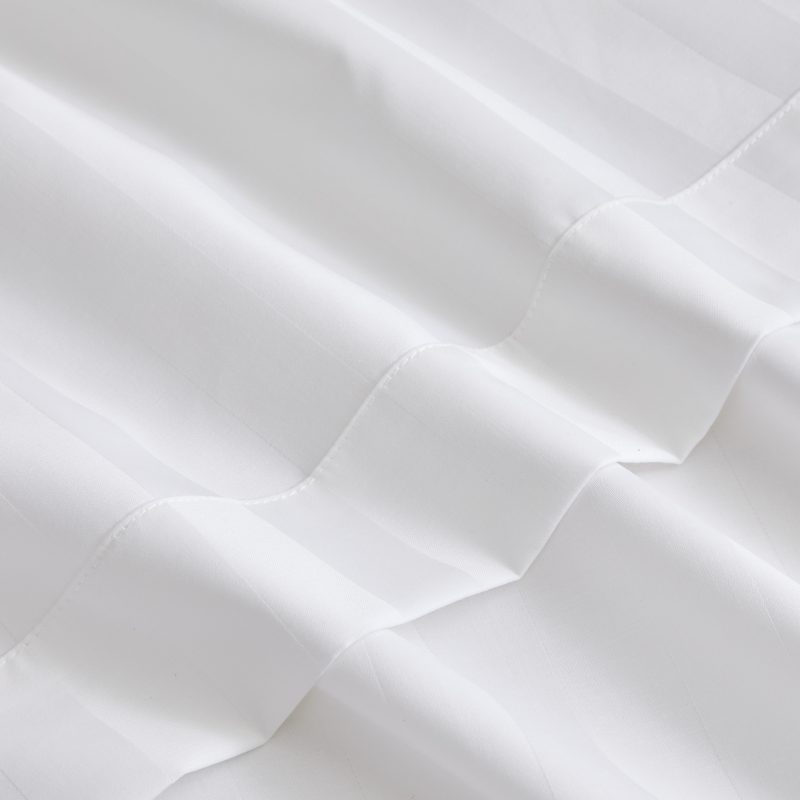 LIFE 1" Sateen Stripe Queen Flat 90"x110", Case of 24 - Image 3