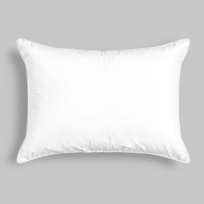 T-200 water-repellent pillow protector with zipper – 20x26 inch, cotton/poly blend