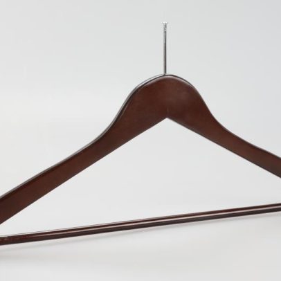 Hanger Men Ball Top Mahogany, Case of 50