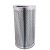 Trash Can Half Round Fancy, Case of 1