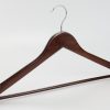 Hanger Men Open Hook Mahogany, Case of 50