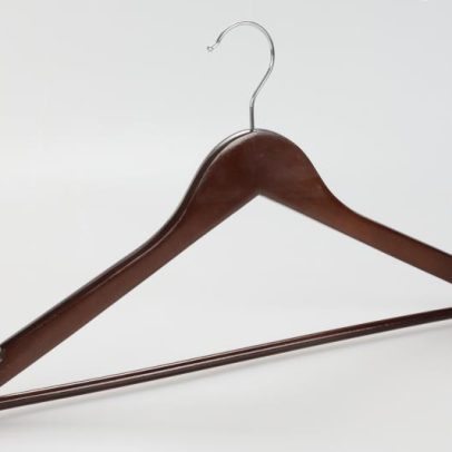 Hanger Men Open Hook Mahogany, Case of 50