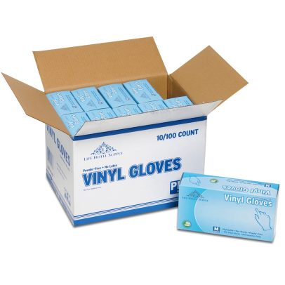 vinyl gloves powder-free 1000 per case