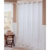 Shower Curtain Hookless Without Window, White, Case of 25