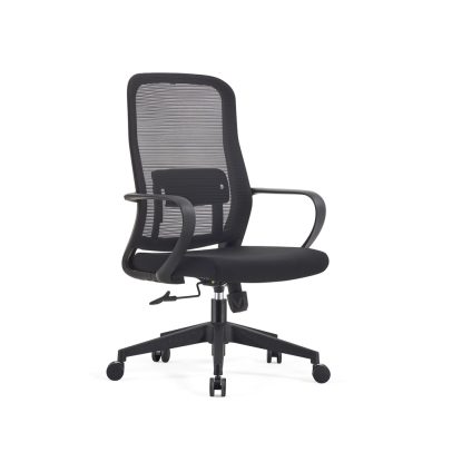 HT-501B mesh back conference chair angled view