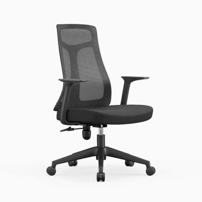 HT-503BX mesh conference chair at 45-degree angle