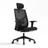 HT-9092A high-back mesh chair at an angle