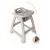 Hotel-grade baby high chair with safety harness for dining areas