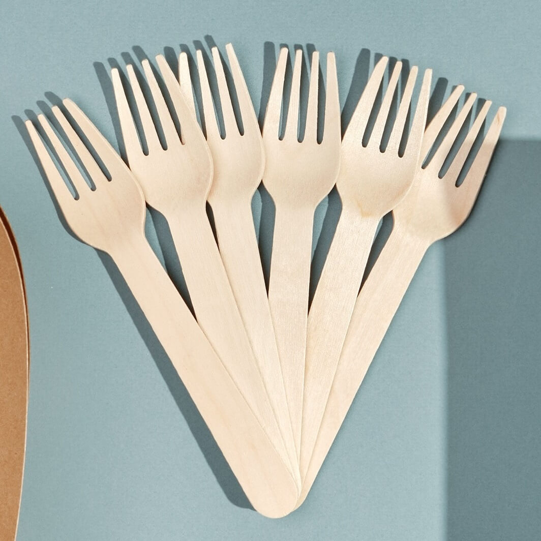Sustainable bio-based fork for hotel and catering use