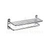 Stainless Steel Wall Mounted Towel Shelf | Towel Holder | Hand Towel Rail for Bathroom | Bathroom | Hotel Supply | Accessories (24 Inch) (Pack of 1)