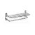 Stainless Steel Wall Mounted Towel Shelf | Towel Holder | Hand Towel Rail for Bathroom | Bathroom | Hotel Supply | Accessories (24 Inch) (Pack of 1)