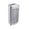Compact triangular trash can for hotel spaces