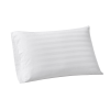 T-250 Standard Pillowcase – White Sateen Stripe, Case of 72