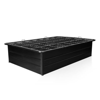 Full XL wire mesh hotel bed frame with 18-inch height