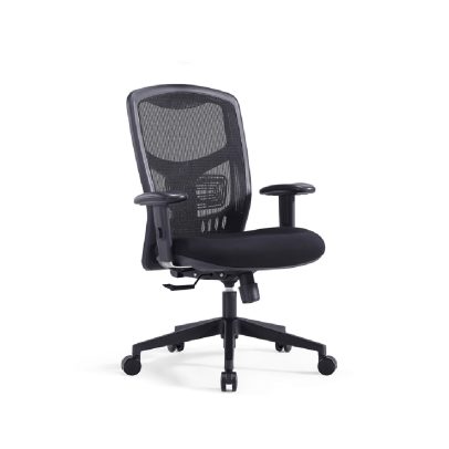HT-338BR1 conference chair with cushioned seat and backrest, built for commercial use